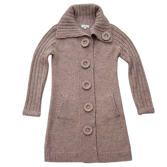 VTG Carducci Lambswool Alpaca Blend Cardigan Sweater Longline Duster - Picture 7 of 13